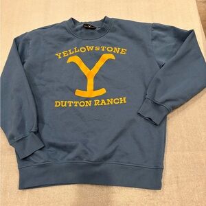 [M]Yellowstone Dutton Ranch Blue Sweater Women